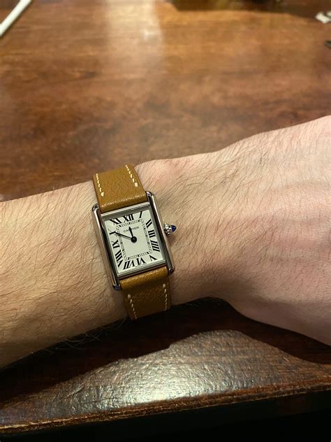 cartier tank must wrist|cartier tank must watch small.